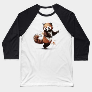 A Dancing Red Panda Baseball T-Shirt